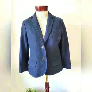 Abercrombie &  Fitch navy wool blazer size large.